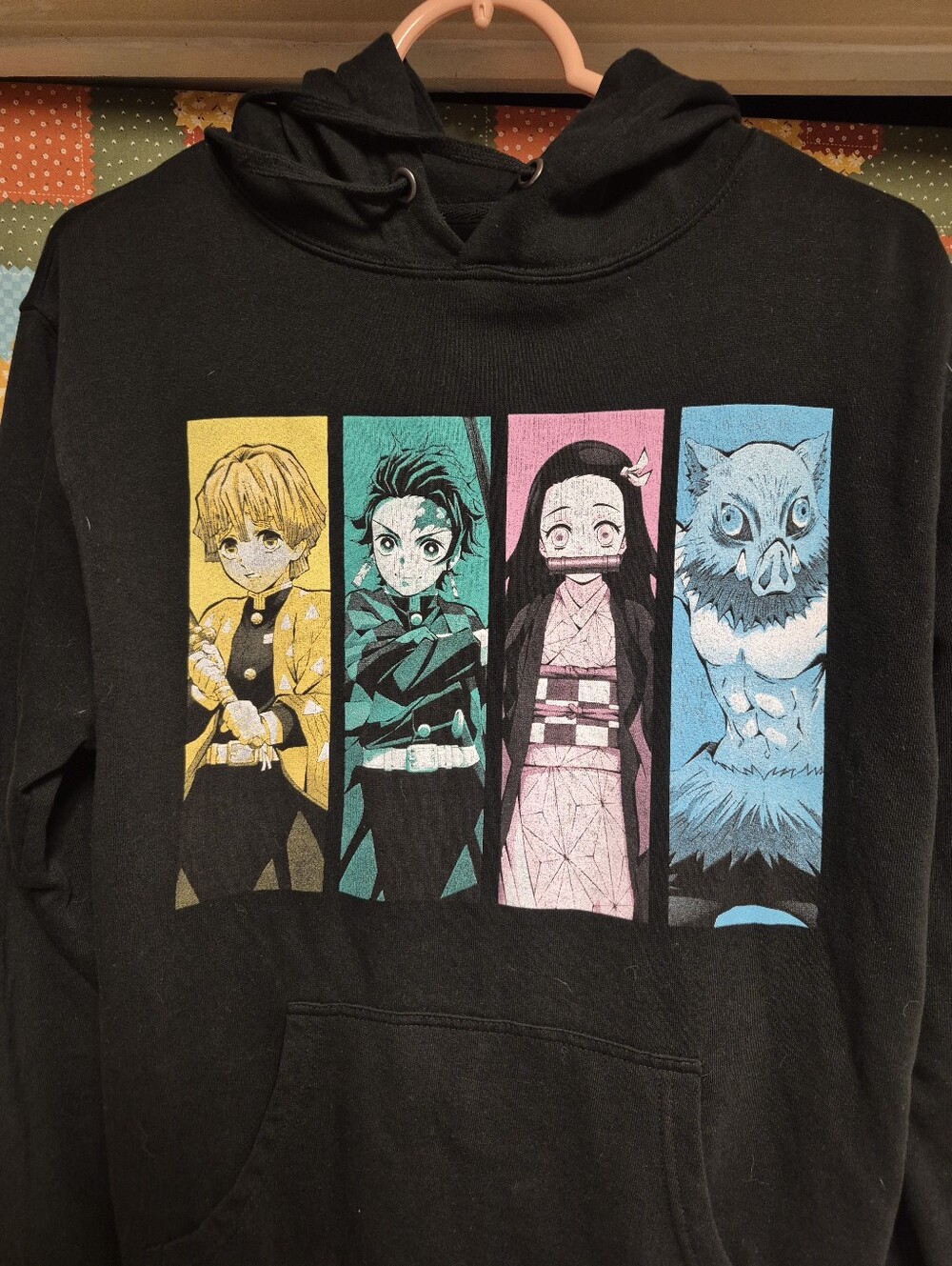 Demon Slayer Kimetsu no Yaiba 4 Panel Hoodie